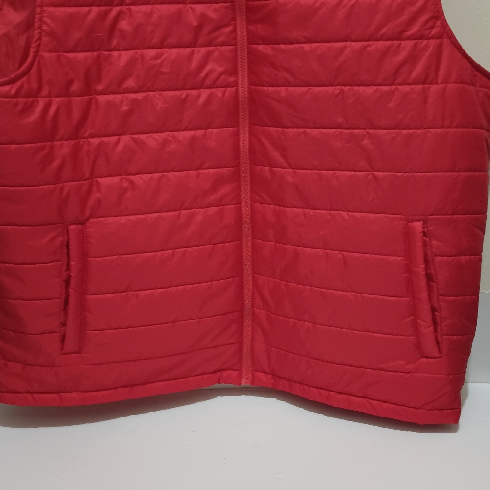 Sonoma Mens Puffer Vest Bright Red XXL - Picture 3 of 6